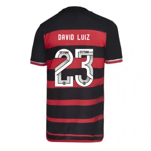 Fotballdrakt Herre Flamengo David Luiz #23 Hjemmedrakt 2024-25 Kortermet